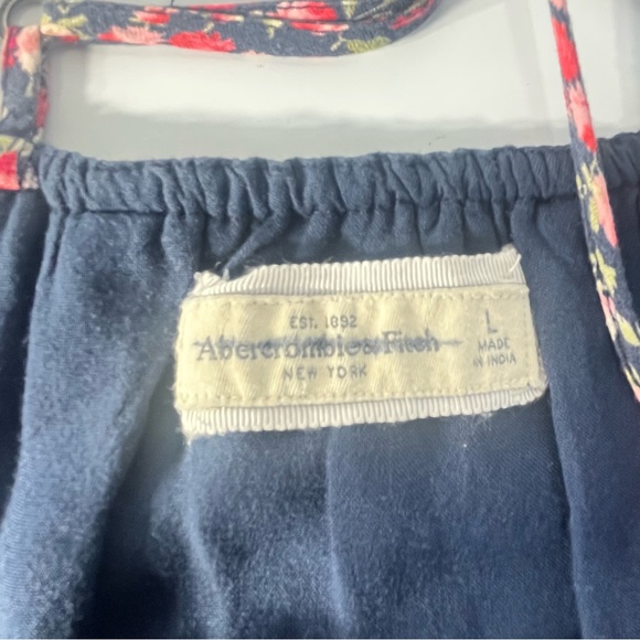 ABERCROMBIE Floral Block Skinny Strap Sun & Beach Dress - Picture 7 of 8